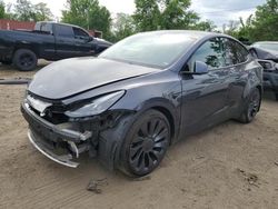 Salvage cars for sale at Baltimore, MD auction: 2021 Tesla Model Y