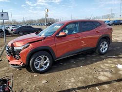 Salvage cars for sale at Woodhaven, MI auction: 2024 Chevrolet Trax LS