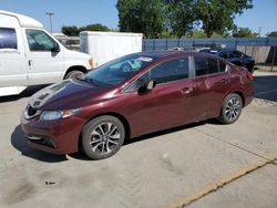 Salvage cars for sale from Copart Sacramento, CA: 2013 Honda Civic EX