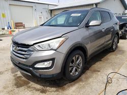 Salvage cars for sale at Pekin, IL auction: 2015 Hyundai Santa FE Sport