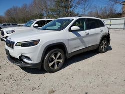 Salvage cars for sale at North Billerica, MA auction: 2019 Jeep Cherokee Limited