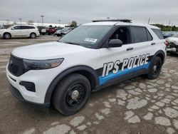 Salvage cars for sale at Indianapolis, IN auction: 2021 Ford Explorer Police Interceptor