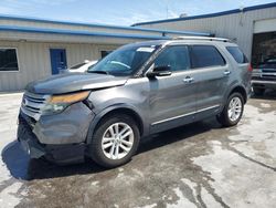 Salvage cars for sale at Fort Pierce, FL auction: 2014 Ford Explorer XLT