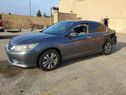Salvage cars for sale at Gaston, SC auction: 2013 Honda Accord LX