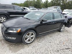 Salvage cars for sale from Copart Houston, TX: 2015 Volkswagen Passat SEL