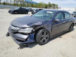 Salvage cars for sale at Spartanburg, SC auction: 2016 Honda Accord Touring