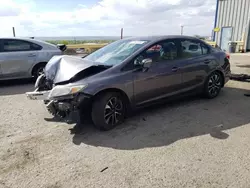 Salvage cars for sale from Copart Albuquerque, NM: 2015 Honda Civic EX