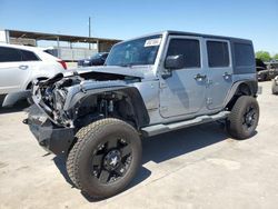 Vehiculos salvage en venta de Copart Grand Prairie, TX: 2013 Jeep Wrangler Unlimited Sahara