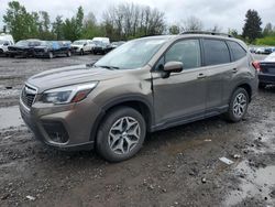 Subaru salvage cars for sale: 2021 Subaru Forester Premium