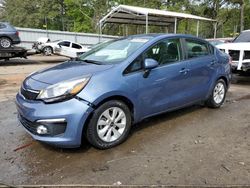 Salvage cars for sale from Copart Austell, GA: 2016 KIA Rio EX