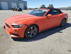 Salvage cars for sale at Assonet, MA auction: 2016 Ford Mustang