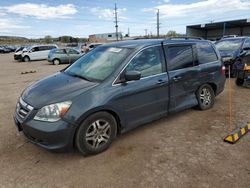 Salvage cars for sale from Copart Colorado Springs, CO: 2006 Honda Odyssey EX