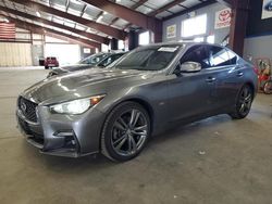 Salvage cars for sale at East Granby, CT auction: 2019 Infiniti Q50 Luxe
