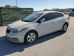 KIA salvage cars for sale: 2015 KIA Forte LX