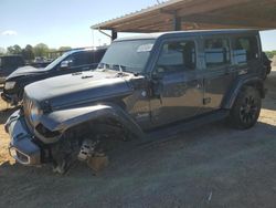 Jeep salvage cars for sale: 2022 Jeep Wrangler Unlimited Sahara 4XE