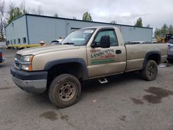 Salvage vehicles for parts for sale at auction: 2004 Chevrolet Silverado C2500 Heavy Duty