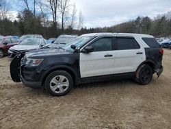 Salvage cars for sale at North Billerica, MA auction: 2018 Ford Explorer Police Interceptor