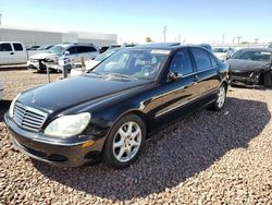 Mercedes-Benz S 430 4matic salvage cars for sale: 2004 Mercedes-Benz S 430 4matic