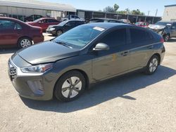 Salvage cars for sale at Fresno, CA auction: 2020 Hyundai Ioniq Blue