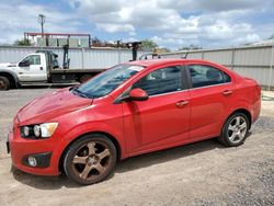 Chevrolet salvage cars for sale: 2013 Chevrolet Sonic LTZ