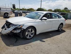 Salvage cars for sale from Copart Miami, FL: 2018 Honda Accord EXL