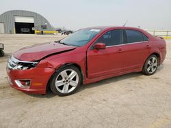 Salvage cars for sale at Wichita, KS auction: 2010 Ford Fusion Sport