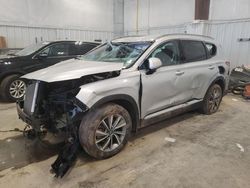 Salvage cars for sale at Milwaukee, WI auction: 2020 Hyundai Santa FE SEL