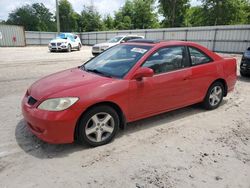 Salvage cars for sale from Copart Midway, FL: 2004 Honda Civic EX