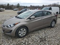 Salvage cars for sale at Candia, NH auction: 2016 Hyundai Elantra SE