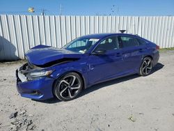 Salvage cars for sale from Copart Albany, NY: 2022 Honda Accord Hybrid Sport