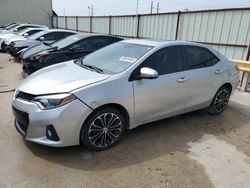 Salvage cars for sale from Copart Haslet, TX: 2016 Toyota Corolla L