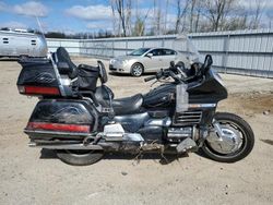 Salvage motorcycles for sale at Milwaukee, WI auction: 1999 Honda GL1500 SE12