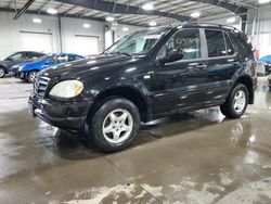 Salvage cars for sale at Ham Lake, MN auction: 2000 Mercedes-Benz ML 320