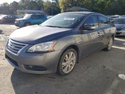 Salvage cars for sale from Copart Savannah, GA: 2015 Nissan Sentra S