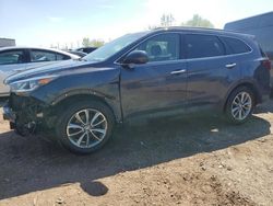 Vehiculos salvage en venta de Copart Elgin, IL: 2017 Hyundai Santa FE SE