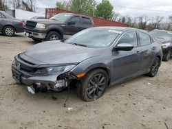 Salvage cars for sale at Baltimore, MD auction: 2021 Honda Civic EX