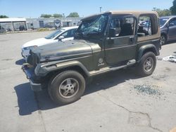 Salvage cars for sale at Sacramento, CA auction: 1995 Jeep Wrangler / YJ Sahara