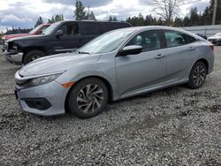 Salvage cars for sale from Copart Graham, WA: 2016 Honda Civic EX