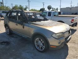 BMW salvage cars for sale: 2008 BMW X3 3.0SI