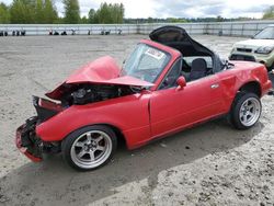 Salvage cars for sale at Arlington, WA auction: 1991 Mazda MX-5 Miata