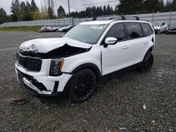 Vehiculos salvage en venta de Copart Graham, WA: 2022 KIA Telluride SX