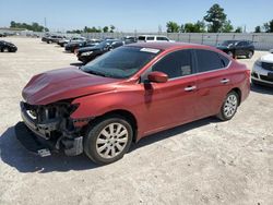 Salvage cars for sale at Houston, TX auction: 2017 Nissan Sentra S