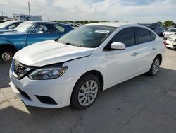 Salvage cars for sale from Copart Grand Prairie, TX: 2019 Nissan Sentra S