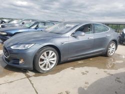 Salvage cars for sale at Grand Prairie, TX auction: 2013 Tesla Model S