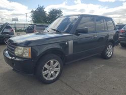 Land Rover Range Rover Vehiculos salvage en venta: 2007 Land Rover Range Rover HSE