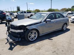 Mercedes-Benz salvage cars for sale: 2012 Mercedes-Benz C 300 4matic