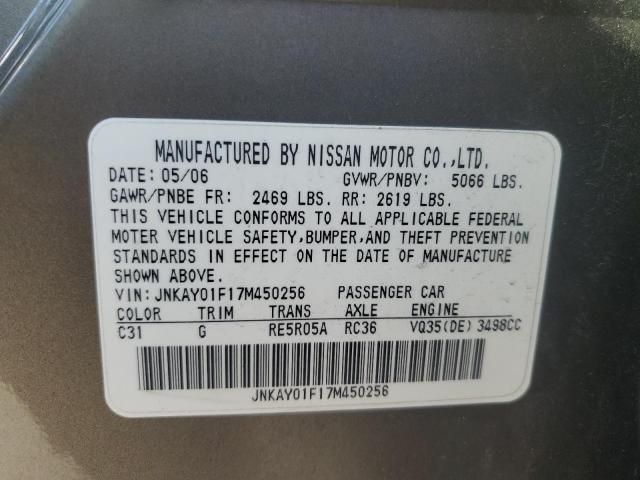 2007 Infiniti M35 Base