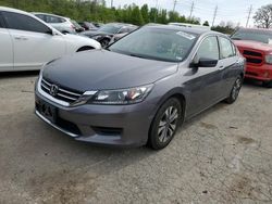 Honda salvage cars for sale: 2015 Honda Accord LX