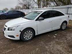 Salvage cars for sale from Copart Ontario Auction, ON: 2011 Chevrolet Cruze LS
