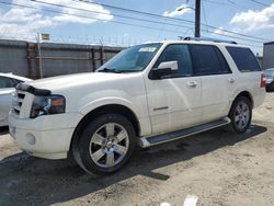 Vehiculos salvage en venta de Copart Los Angeles, CA: 2007 Ford Expedition Limited